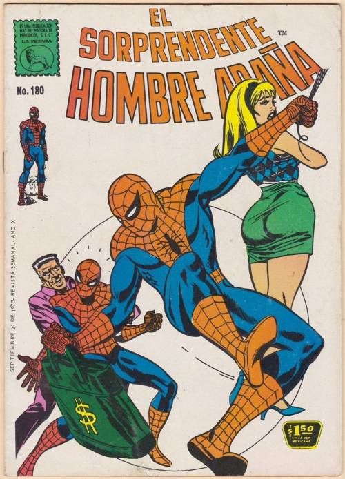 maxmarvel123: In the 1970s, Marvel let a Mexican publisher put out original Spider-Man comics, and t