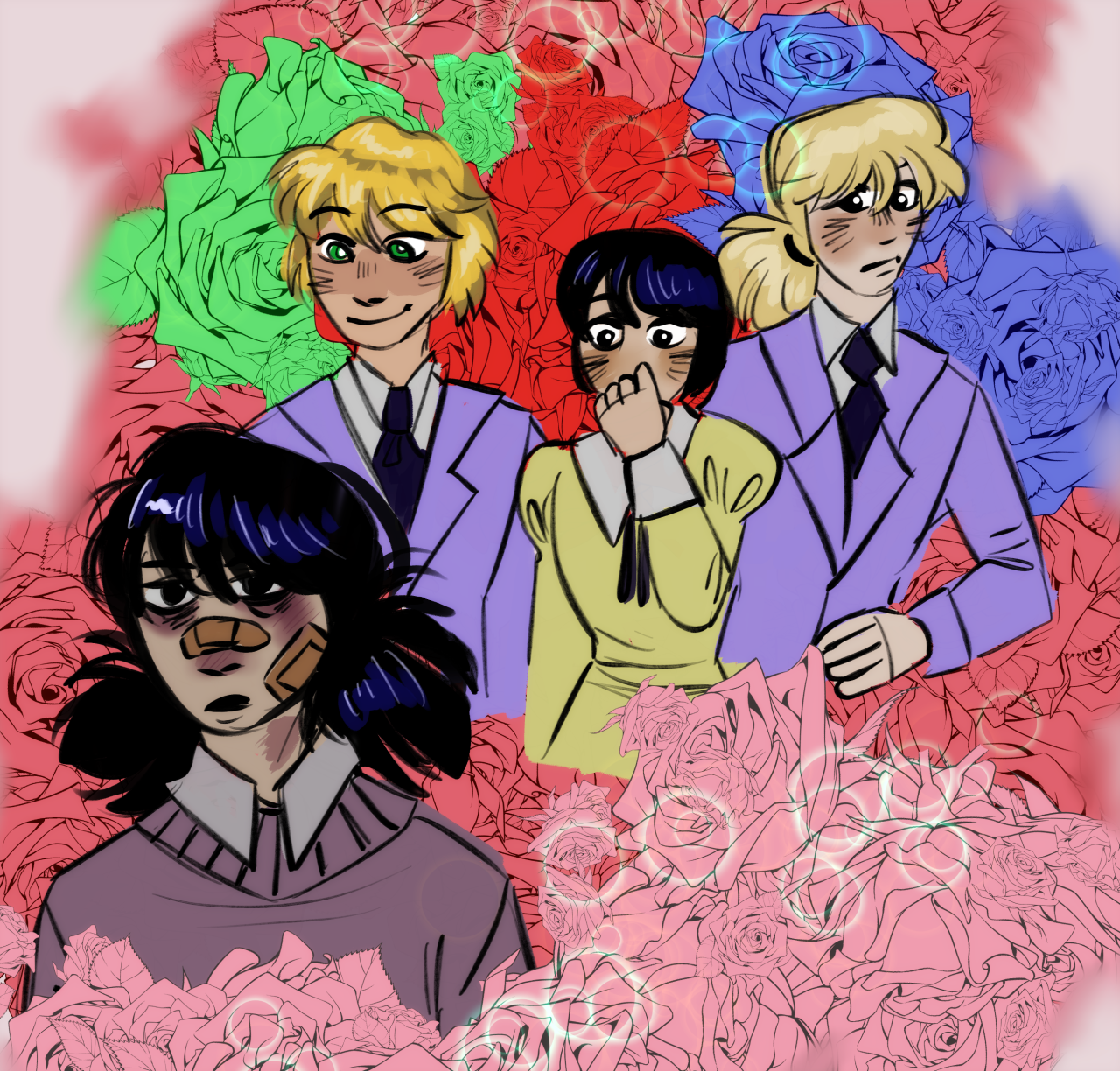 Ouran High school host club X miraculous ladybug - Marinette