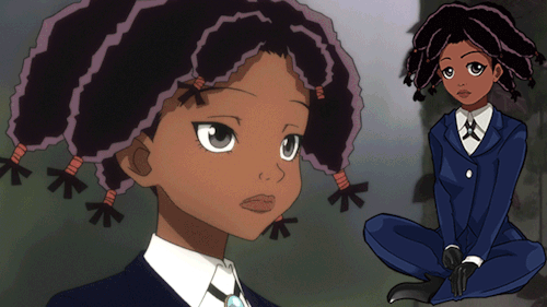 gaymerwitttattitude:  Blackout Anime Remix Tribute #1This is a Remake Tribute of Black/African Japanese Anime Characters that I created and dedicated to Black Boy Joy & Black Girl Magic. This time I decided to choose some characters with Afrocentric
