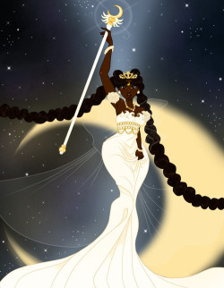 fyblackwomenart:  Sailor Moon - Ethnic Wallpaper