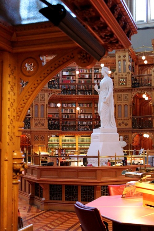 bookriot: Set your dials to jaw-dropping for The Library of Parliament in Canada. my next house