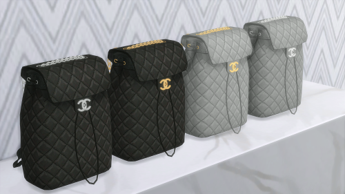 Chanel Urban Spirit Luxury Backpack Vol.1 *Brand new &amp; original meshes by me*Comes in Black 