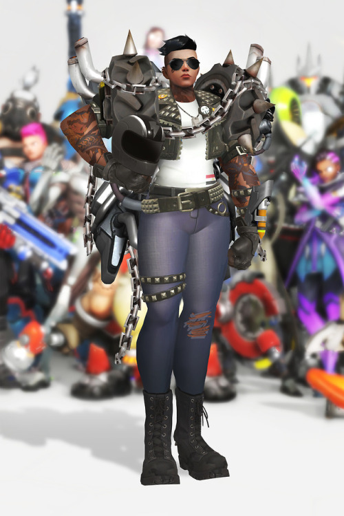 otherwindow: Pharah | Biker ️It’s a common misconception that Fareeha Amari doesn’t go o