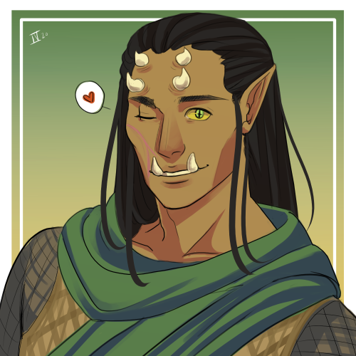 sexy-orc-singles: ivisite: “ A PRETTY ORC-ELF BOY “ another of the raffle winners @