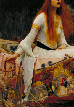 clara–lux:  WATERHOUSE, John William (1849-1917)The Lady of Shalott, detail1888Oil on canvas, 153 x 200 cmTate BritainEd. Orig. Lic. Ed.