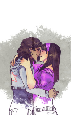 alackofghosts:  kiss kiss 