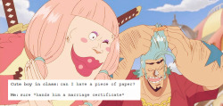 sabolus:One Piece screen caps + tumblr text