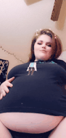 piggydanni:I love the way my gut hangs out the bottom 😍