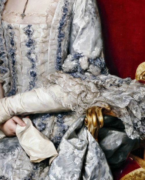  María Luisa de Borbón, gran duquesa de Toscana, Detail. by Anton Raphael Mengs (1728 – 1779) Dated: