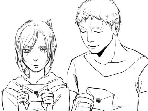 daikyio:  【ベルトル誕】  || ❝ ♛;; — なむきん❞   Happy Bithday Bertholdt Fuber   