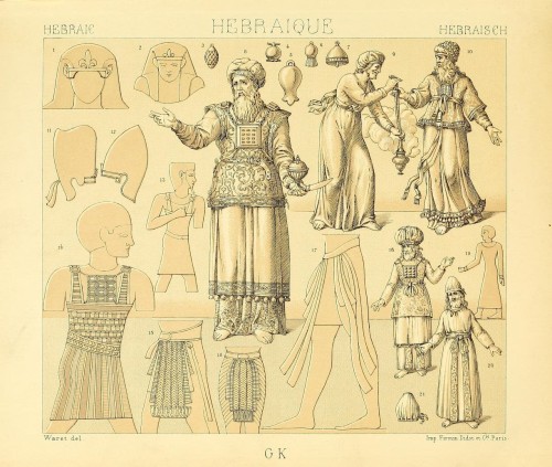 Costumes of the ancient world from Auguste Racinet’s Complete Costume History