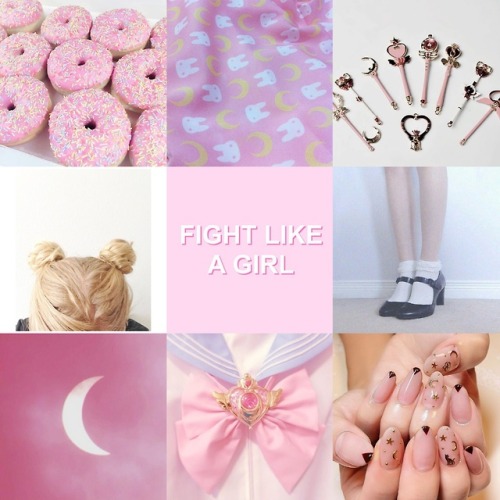 dothedeedeed:Pastel and pink moodboard for Usagi/Sailor Moon!