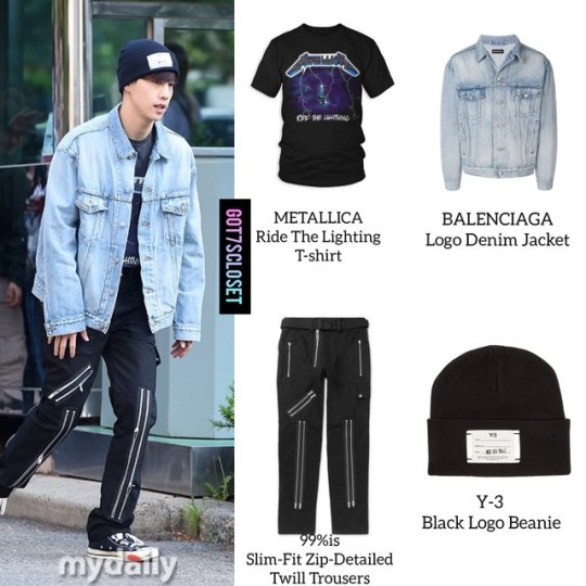 GOT7's Closet — [190524] Mark wearing • METALLICA - Ride The