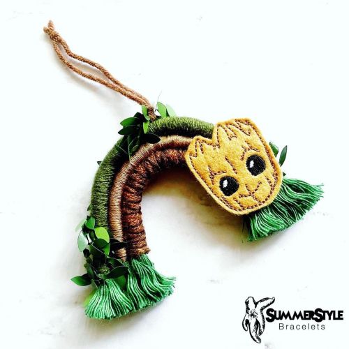 Another rainbow, this time for my Mama who loves Groot! How cute is he? www.summerstylebracelets.ets