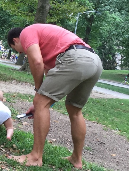 Sexy DILF in Central Park