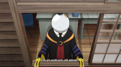 mood: koro sensei when he couldn’t attend the school assembly 
