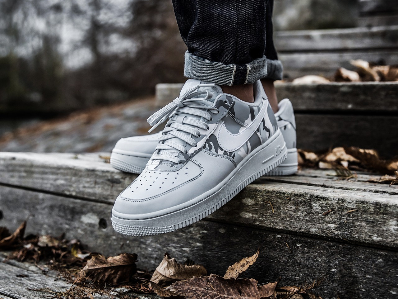 nike air force one winter camo