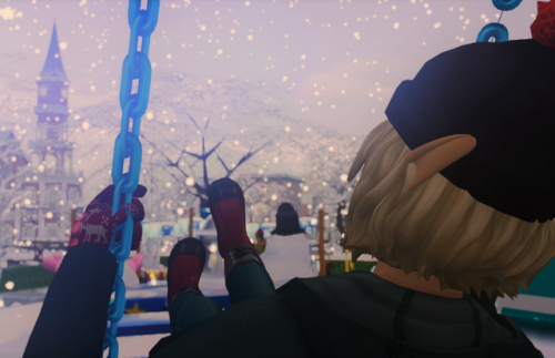 Snow And The Sky And We Mix Together ...