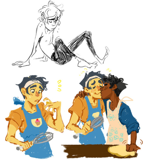 A little Héctor and old sketches of him and Diego &lt;3