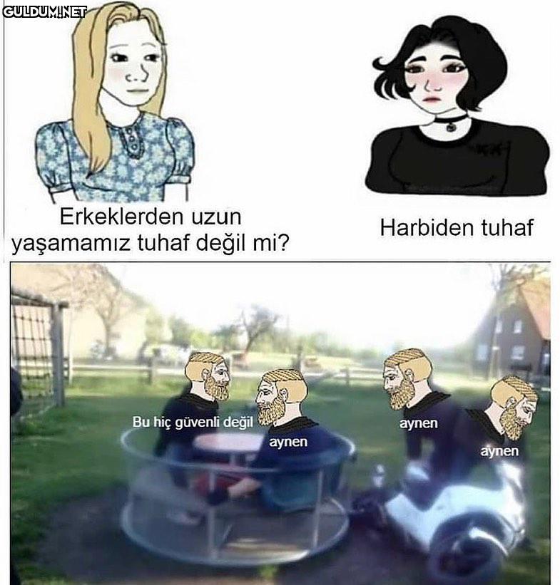 Erkeklerden uzun Harbiden...