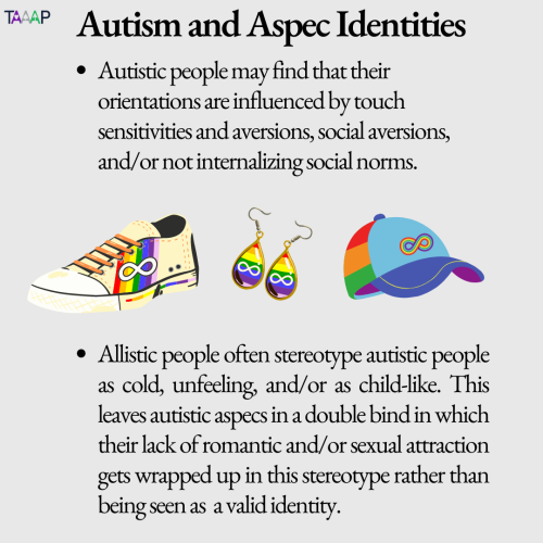 Its Autism Acceptance Month - many people in the aro and ace communities are neurodivergent in some 