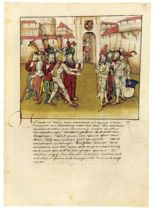 Illustrations from the Spiezer Chronik by Diebold Schilling the Elder, 1480s Switzerland