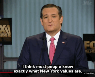 micdotcom:  Bernie Sanders teaches Ted Cruz and Donald Trump what New York values
