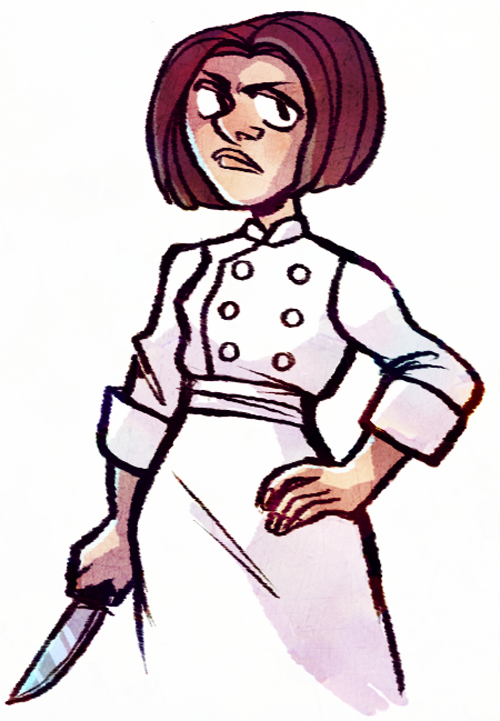 nogoodturkey:  i drew colette from ratatouille, because i watched it with my niece last night and mannn i love that movie a lot 