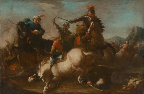 slovak-national-gallery: Battle Scene, 1748, Slovak National Gallerywww.webumenia.sk/dielo/SV
