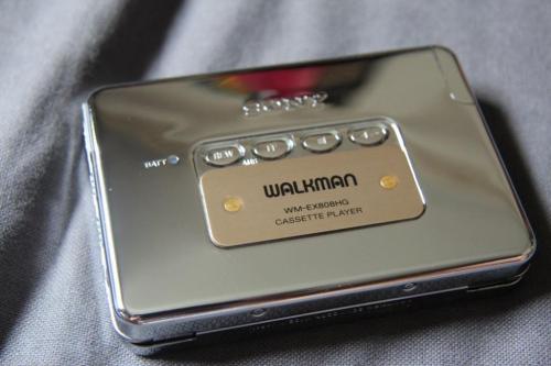 cassetteplayers:  WM-EX808hg is made since 1993, it is the first sony polished silver color walkman. This unit is metal and just slightly bigger than the tape, very rare to find . The sound quality of this walkman is fantastic and you can easy to find