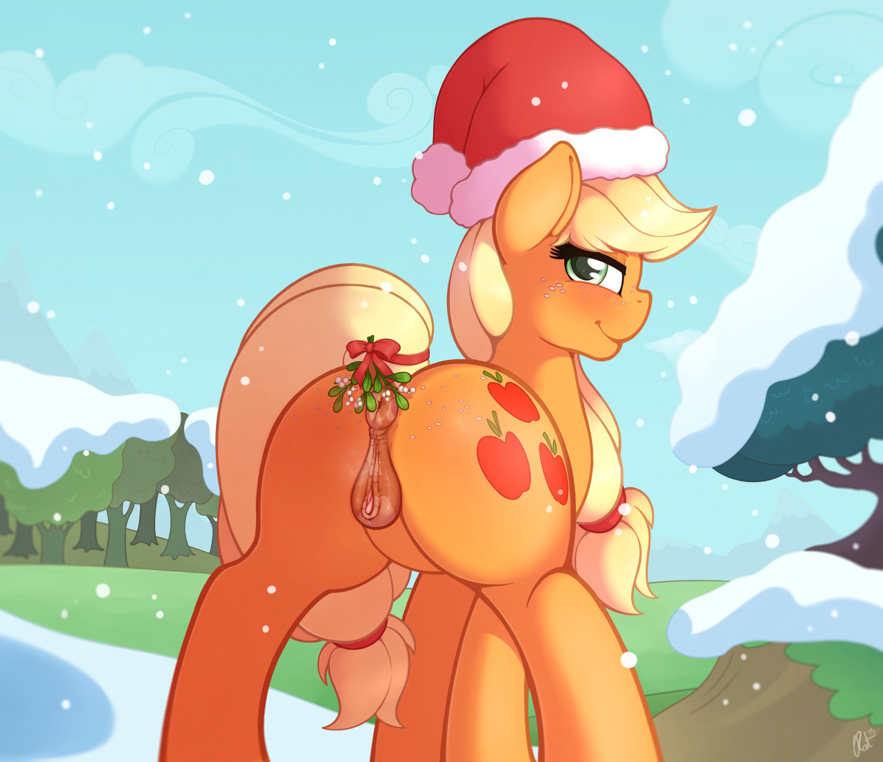 ponygfx: ratofponi:  Merry Christmas everybody!   High res here! I hope all of you