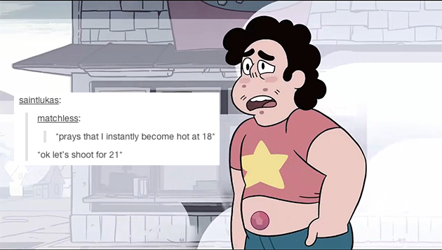 beckyhop:  I did the tumblr text post meme thing with Steven Universe screencaps