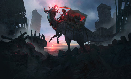 The dramatic sci-fi and fantasy themed creations of Guillem H. Pongiluppi - www.this-is-cool