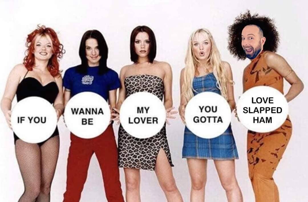 Is that Scary Spice? Or something far more sinister? 😜 . . . #yourewelcome #slappedham #scaryspice #kallen #spicegirls #scary #scaryphotos #cursedimages 🐷 https://www.instagram.com/p/B6mAXi3l3ZP/?igshid=nula2yu30omp