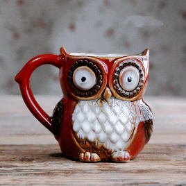 ayumiko:  ♡ Retro Night Owl Ceramic Coffee Cup ♡  ♡ 15% discount code: “Joanna15” ( 20% 