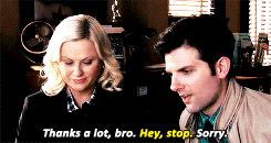 alecblushed:ben wyatt in every episode: 3x04 Ron & Tammy: Part Two“That was not the favor we nee
