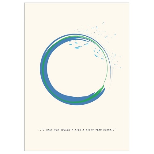 Here’s the print we did for London Surf / Film Festival’s gallery show and charity auction, LINES ON THE WATER. The brief was to choose a phrase or line from a surf related film. Really enjoyed the festival this year and humbled to be part of it....