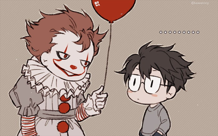 kawacy:  IT works 🎈My definition of “horror” .