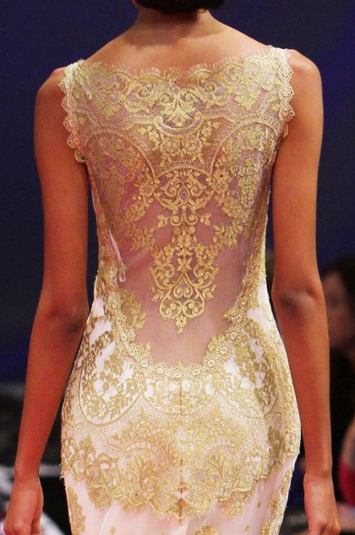 ivory-lace-and-sunlight: ALCHEMY Wedding Gown by Claire Pettibone