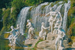 glazedeye-s:Fountain of the goddess Diana (Artemis), Royal Palace of Caserta: Reggia di Caserta, Italy.