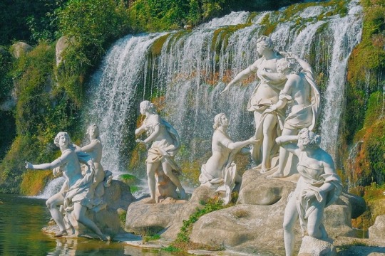 glazedeye-s:Fountain of the goddess Diana (Artemis), Royal Palace of Caserta: Reggia