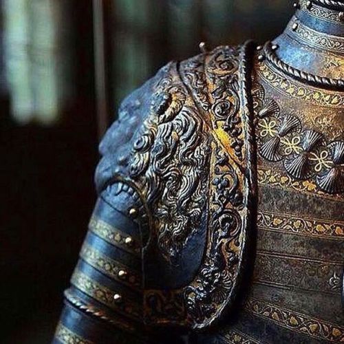 sartorialadventure: “Lion” armor of Henry II, king of France, 1550. Holy Cats! The *detailing*!