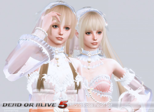 DOA 5 Marie Rose Pearl SetExtracted and converted from original game “DOA 5” by Shuubaru this set in