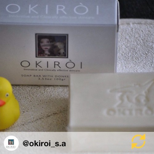 RG @okiroi_s.a: Το σαπούνι OKIRÒI με γάλα γαϊδούρας, ιδανικό για πρόσωπο και σώμα, λόγω της σύνθεσής