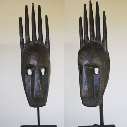 New In the gallery: BAMARA PEOPLE (circa 1880-1920) Comb Mask, 1951,wood, 21 x 6.5 x 6 The Bamara pe