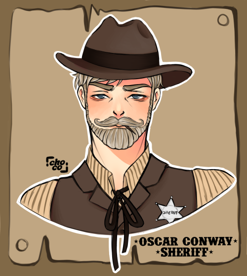 Oscar Conway mi nuevo hombre lobo para el Salvaje Oeste uwu✨COMMISSIONS✨ 