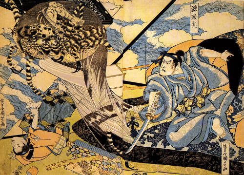 lionofchaeronea:  Minamoto Yorimitsu, Also Known as Raiko, Utagawa Kuniyoshi (1797-1861)