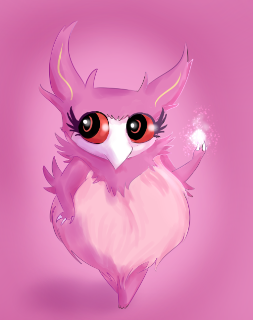 Teach me your ways, o majestic fragrant plague doctor fluffbird(Doodle for sleepieweenie, who I hope