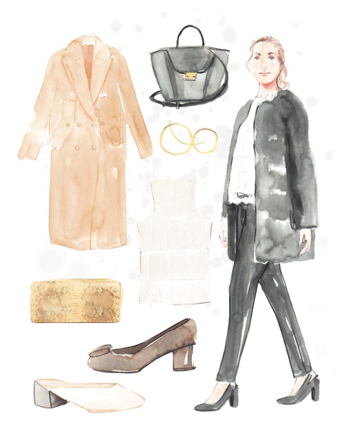  My #illustration for Switch #Magazine ft. @MichaelKors @Ferragamo @MariGiudicelli @SevdaLondon @Kim