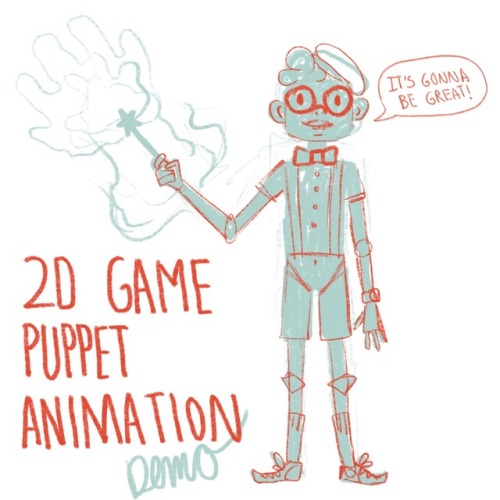 ‪6pm tonight I will be sharing how I make 2D animation puppets for games! I’ll be using Adobe 